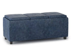 Blue / Faux Leather