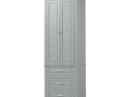 Tall Storage Cabinet With 3 Drawers For Bathroom