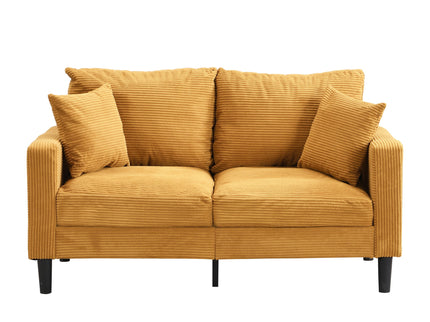 Modern Upholstered Loveseat Sofa, High Resilience