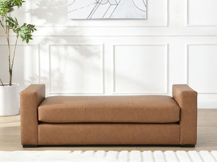Ottoman With Unique Armrest Design For Living Spaces
