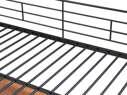 Loft Bed With Desk And Grid, Stylish Frame With Lateral Storage Ladder And Wardrobe
