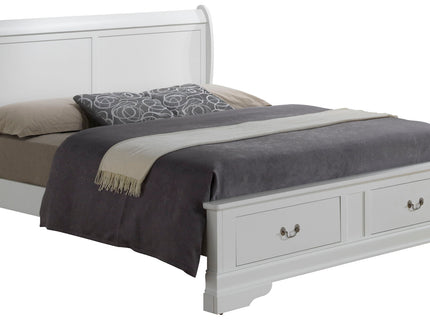 Upholstered Panel Sleigh Bed Design