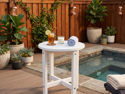 Round Outdoor Side Table