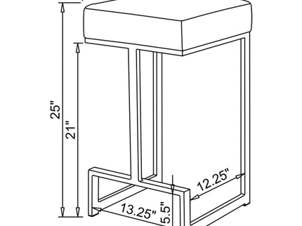 Upholstered Counter Height Stool