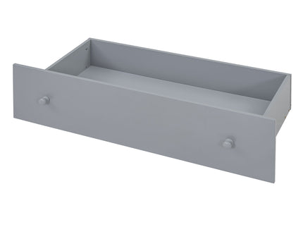 Loft Platform Bed With 7 Drawers And Full Guardrails, Modern L Shaped Space Savin