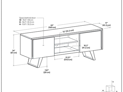 Lowry - Handcrafted, TV Media Stand