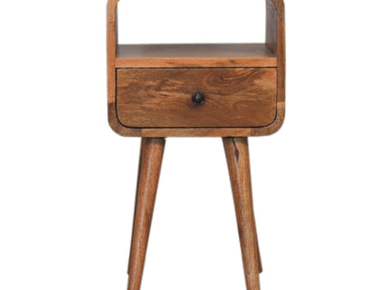 Mini Curve Open Bedside Nightstand