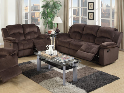 Modern Style Living Room Set With Reclining