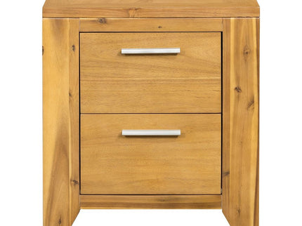 Nightstand - Natural Wood / Brown