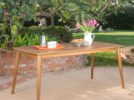 Outdoor Dining Table With Frame - Teak