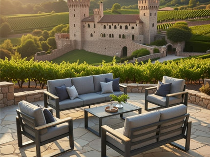 Modern Outdoor Sofa Set With Coffee Table