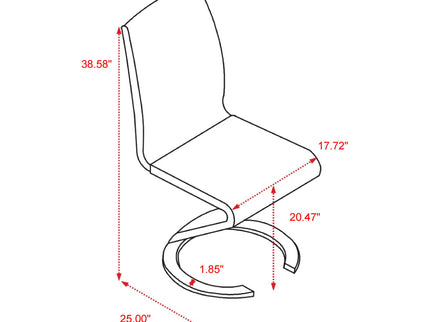 Marcus - Horseshoe Dining Chairs (Set of 2)