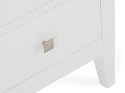 Acadian - 4 Drawer Floor Storage Cabinet - Pure White