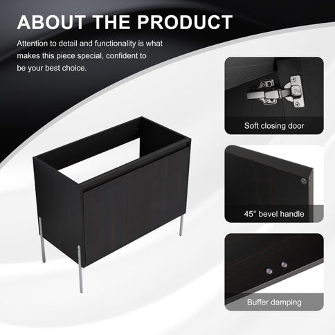 Freestanding Bathroom Vanity & Soft Close Cabinet Doors