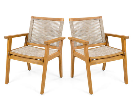 Outdoor Rope Dining Chair (Set of 2)