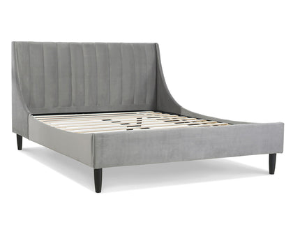 Aspen - Vertical Tufted Modern Headboard Platform Bed Set