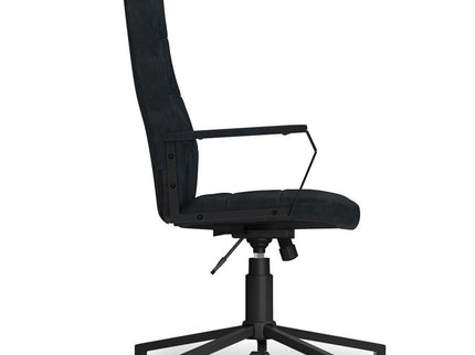 Foley - Swivel Office Chair - Distressed Blue
