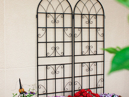 Metal Garden Rustproof Trellis For Climbing Plants Outdoor Flower Support