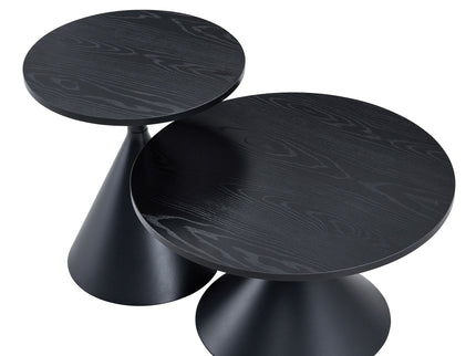 2 Piece Coffee Round Table Set