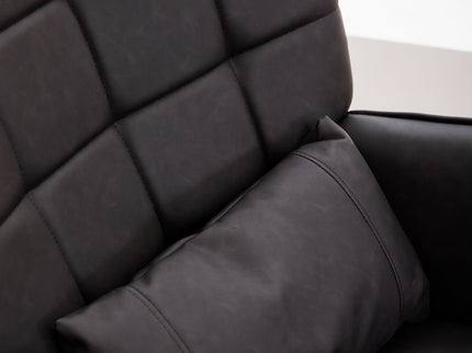 Modern Accent Arm Chair High Back With Metal Legs And Soft Padded