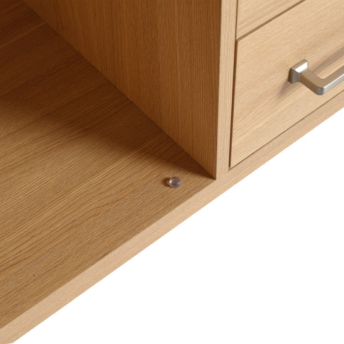 Freestanding Bathroom Vanity With Resin Sink, Soft-Closing Doors And Drawers