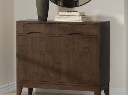 Harper - Entryway Storage Cabinet - Walnut Brown