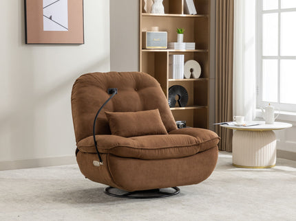 Power Recliner Swivel Glider USB Charger With tooth Music Player, Sleep, Working, Game And Leisure