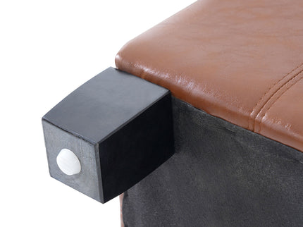 Square Tufted Indoor Ottoman With Lift-Top Storage