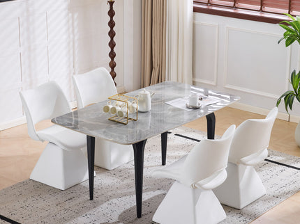Modern Swivel Dining Chair With High Back