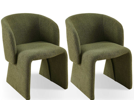 Modern Accent Chair Brown Single Sofa Chair, Upholstered Side Chair Teddy Comfy Chair For Dining Room / Bedroom / Living Room / Reception