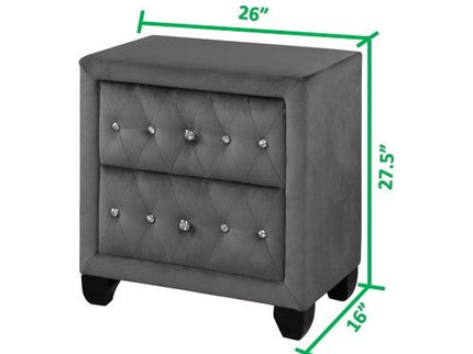 King 5 Piece Bedroom Set Made - Gray