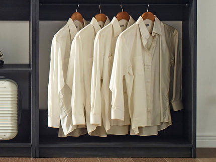 Monica - Walk-In Closet System With Spacious Storage - Gray