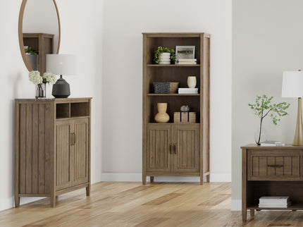 Lev - Medium Storage Cabinet - Smoky Brown