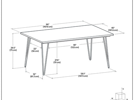 Hunter - Square Tabletop Dining Table