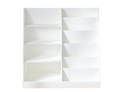 Bookshelf And Toy Storage Organizer, 4 Tier Bookcase With Display Stand For Playroom