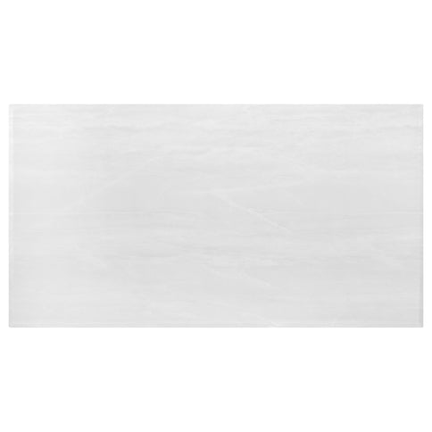 Allessandra - Rectangular U-Shaped Base Dining Table - White / Silver