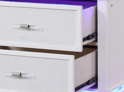 Opium - 2 Drawer Nightstand - White