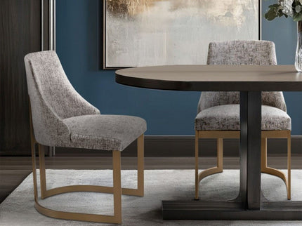 Contemporary Modern Accent Dining Chairs (Set of 2)