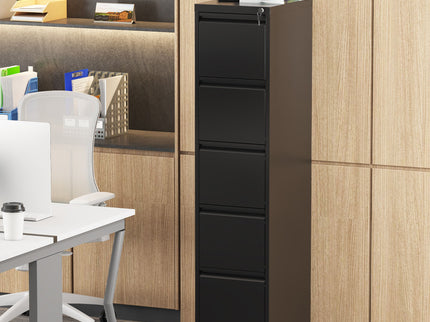 Drawer Metal Locking Vertical File Cabinet With Wheels Heavy Duty Lockable Storage