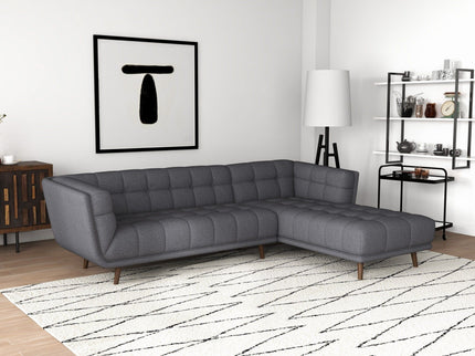 Addison - L Shape Sectional Sofa Tufted