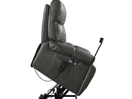 Recliner Chair With Phone Holder, Electric Power Lift Recliner Chair With 2 Motors Massage And Heat For Elderly, 3 Positions, 2 Side Pockets, Cup Holders