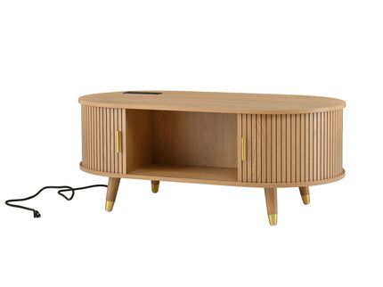 TV Stand & Coffee Table Set With Charging Station