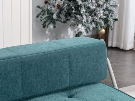 Folding Sofa With Removable Back Cushion, Convertible Futon Sleeper Chair