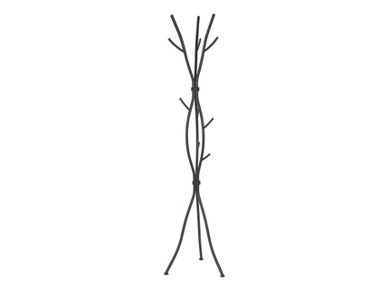 Coat Rack, Hall Tree, Free Standing, 11 Hooks, Entryway, Contemporary & Modern