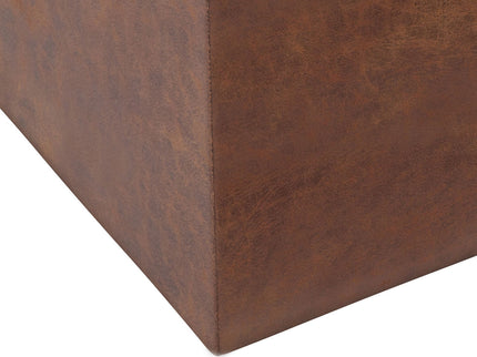 Rockwood - Upholstered Cube Storage Ottoman With Tray