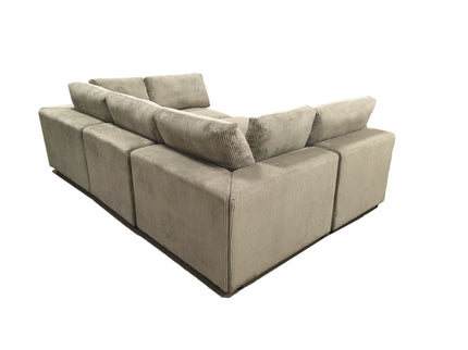 Reversible Modular Sectional Sofa With Custom Configuration