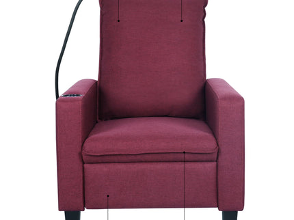 Recliner Chairs For Adults, Adjustable Recliner Sofa With Mobile Phone Holder & Cup Holder, Modern Reclining Chairs Fabric Push Back Recliner Chairs For Living Room, Bedroom