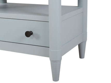 Open Nightstand With 2 Drawers