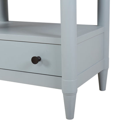Open Nightstand With 2 Drawers