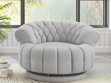Round Swivel Accent Chair With Rotation